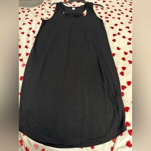 Old Navy black racer back dress! Perfect for any occasion.